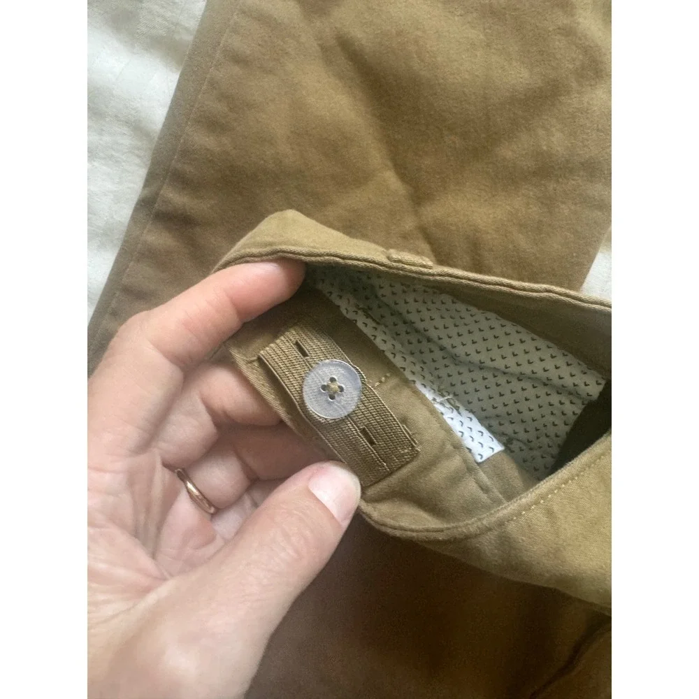 Class Club Gold Label Boys Khaki Chino Pants Brown Modern Fit Stretch Size 7 NWT
